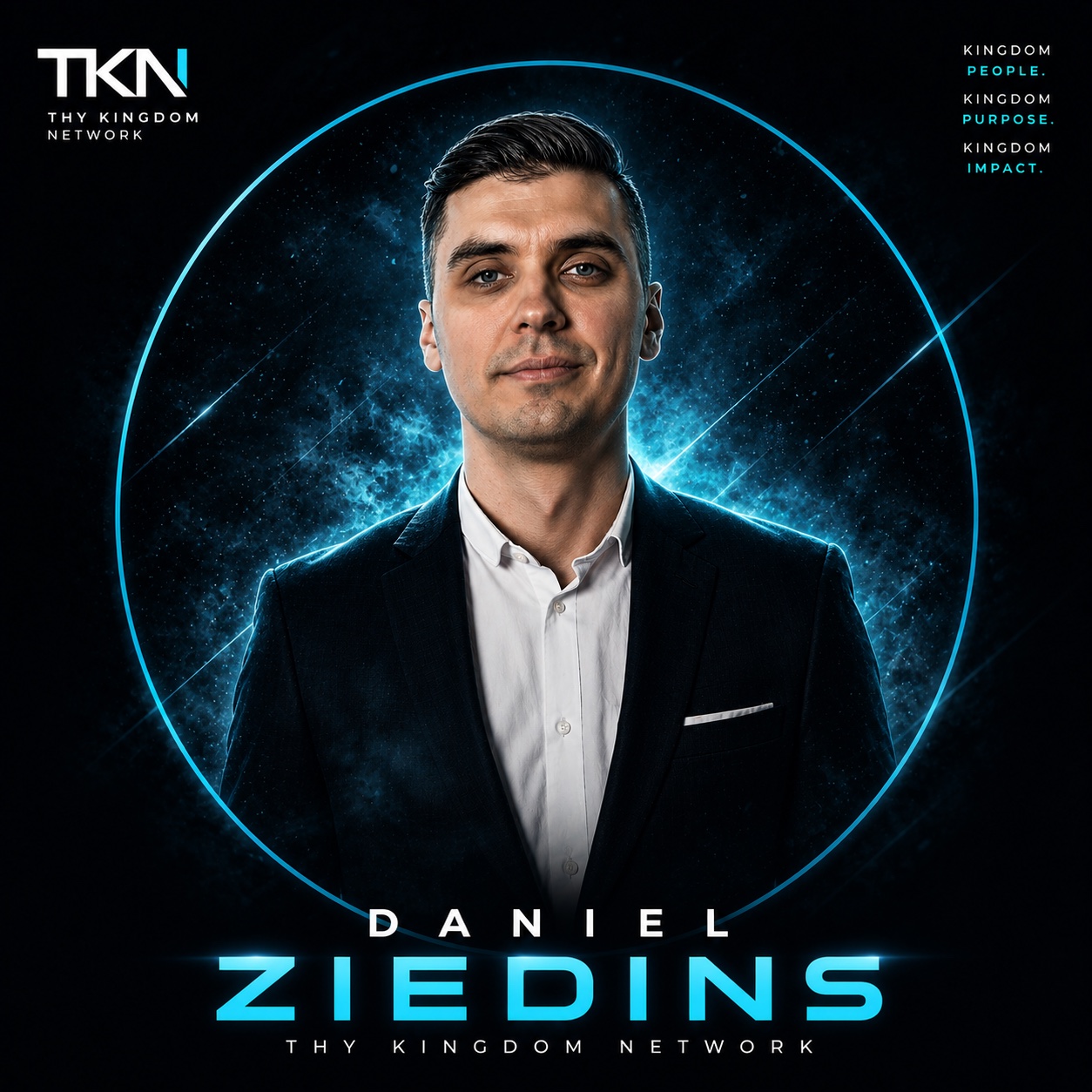 Daniel Ziedins Thy Kingdom Network campaign poster